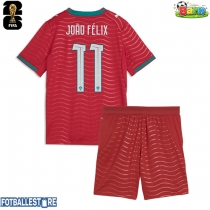 Portugal Joao Felix #11 Hjemmedraktsett Barn VM 2026 Kortermet (+ Korte bukser)